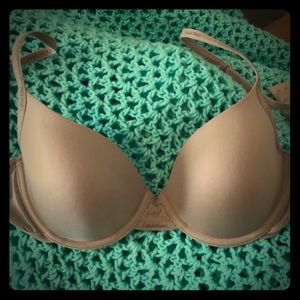 Calvin Klein bra 34c gray nude color. Small flaw